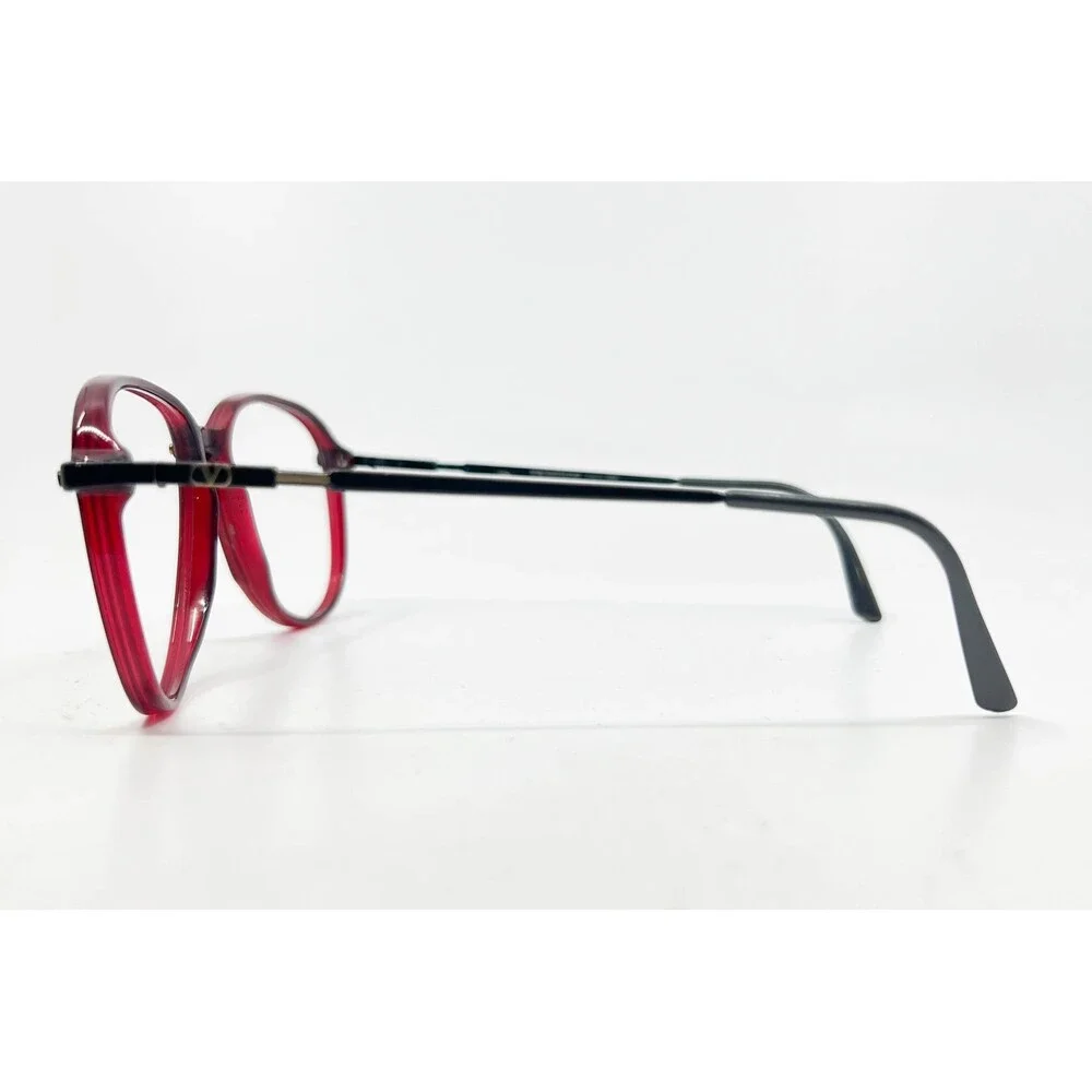 Valentino Vintage Eyeglasses Red Clear Frame Italy Mod 034 54-18 Womens Glasses